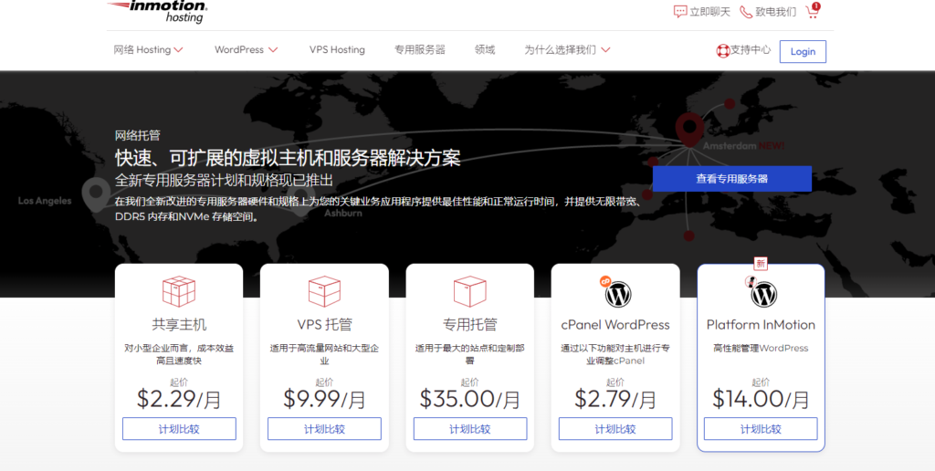 外贸网站为什么推荐用InMotionhosting VPS