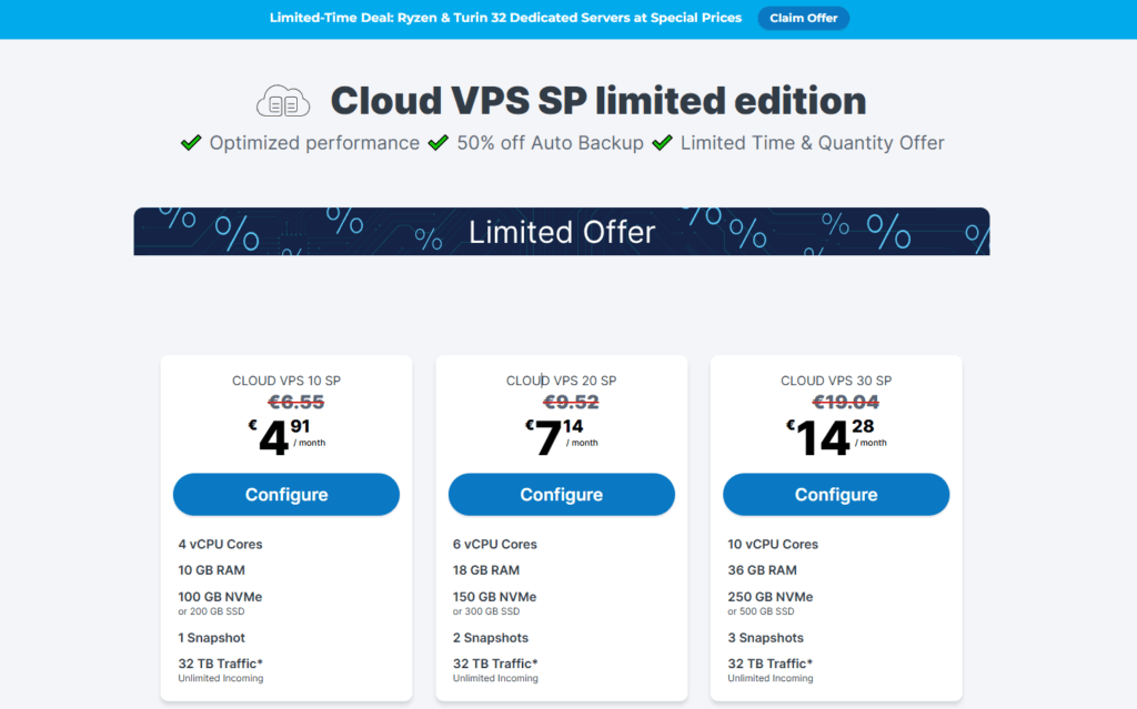 国外建站首选VPS？Contabo Cloud VPS限量版性能实测与优惠解析