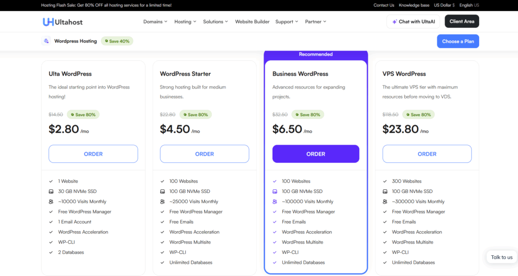 如何选择最快的 WordPress 主机？Ultahost 速度实测 + 黑五优惠